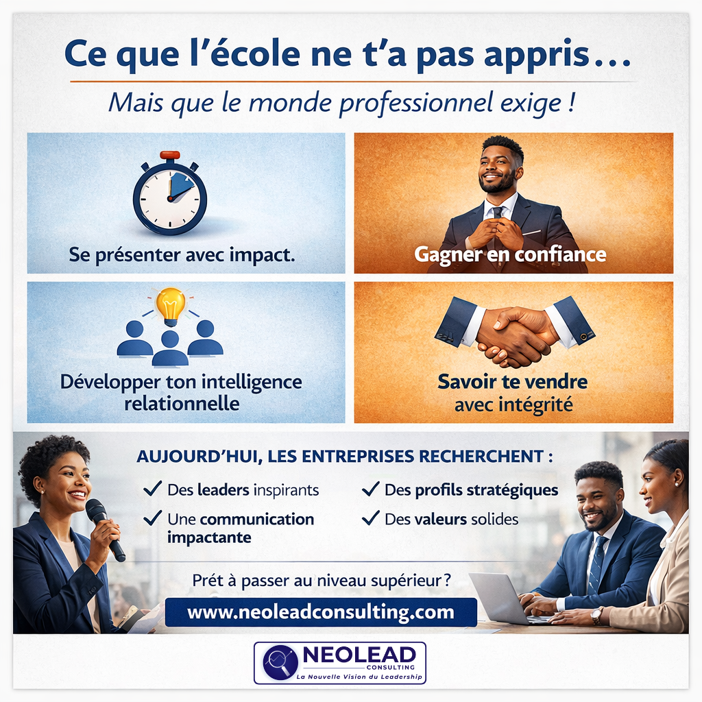 𝐂𝐞 𝐪𝐮𝐞 𝐥’𝐞́𝐜𝐨𝐥𝐞 𝐧𝐞 𝐭’𝐚 𝐩𝐚𝐬 𝐚𝐩𝐩𝐫𝐢𝐬… 𝐦𝐚𝐢𝐬 𝐪𝐮𝐞 𝐥𝐞 𝐦𝐨𝐧𝐝𝐞 𝐩𝐫𝐨𝐟𝐞𝐬𝐬𝐢𝐨𝐧𝐧𝐞𝐥 𝐞𝐱𝐢𝐠𝐞.